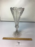 ANTIQUE NATIONAL GLASS CO WINSOME VASE 12 inches