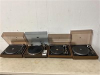 Nice Lot of Vintage Turntables