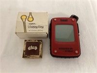 Pill Box, Wishing Ring, and Bushnell GPS