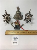 REED AND BARTON SILVERPLATE ORNAMENTS