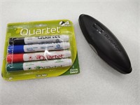 Quartet 4 Pk Dry Erase Markers and Eraser