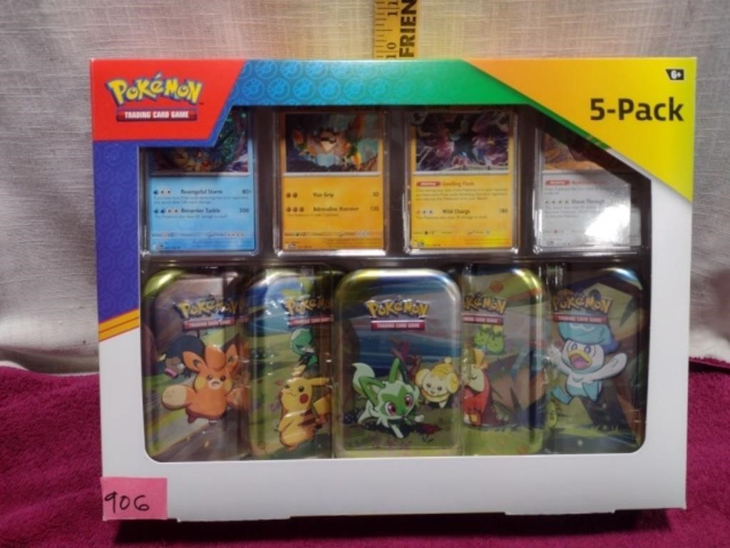 RARE Pokemon 10 Booster Packs & Tins Set