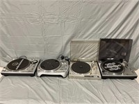 Nice Lot of Vintage Turntables