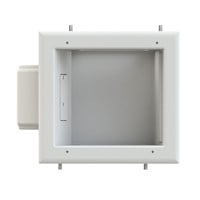 Commercial Electric TV Multimedia Recessed Box, Wh