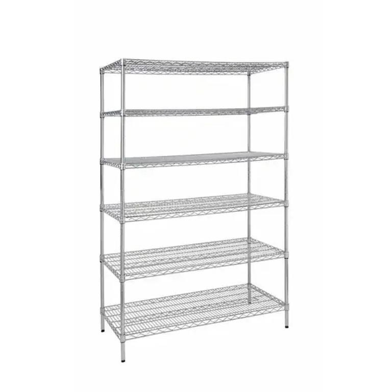 HDX Commercial Grade HD Wire Shelving-Chrome