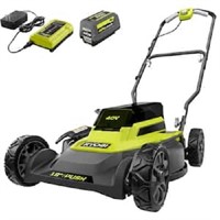 RYOBI 18" 40V Cordless Push Mower