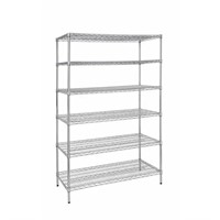 HDX Commercial Grade HD Wire Shelving-Chrome