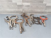 VARIOUS  WELDING CLAMPS / EXTRA LONG CHAIN TONG