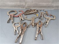 VARIOUS WELDING CLAMPS / LONG CHAIN TONG