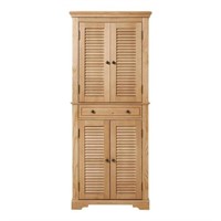 Patina Food Pantry Cabinet with Shutter Doors