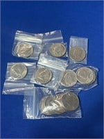 (21) 1974 - 1996 JFK 1/2 Dollars