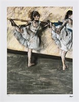 Edgar Degas 'Dancers at the Barre'