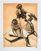 Edgar Degas 'Three Dancers at Rest'