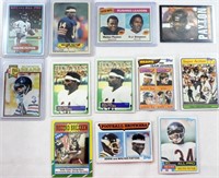 (12) WALTER PAYTON FOOTBALL CARDS