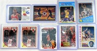 (9) BASKETBALL STAR CARDS - JORDAN,