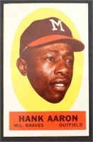 1963 TOPPS STICKER HANK AARON