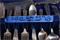 53.3 oz Sterling  Silverware set sterling Pat