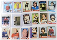 (18) vintage HOCKEY CARDS - GORDIE HOWE,