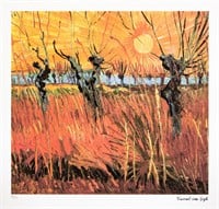 Vincent van Gogh 'Willows at Sunset'