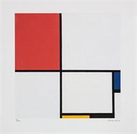 Piet Mondrian 'Composition III with...'