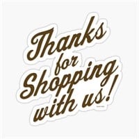Thank you for shopping with us!