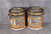 NEW 2 Gal Woodsman Acrylic Deck Siding Fence Stain