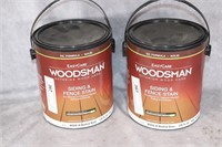 NEW 2 Gal Woodsman Siding & Fence Oil Stain
