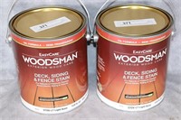 NEW 2 Gal Woodsman Deck Siding Fencing Oil Stain