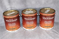 NEW 3 Gal Woodsman Ext Deck Siding Fence Oil Stain