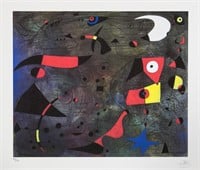 Joan Miro 'Constellations. Woman and Birds'