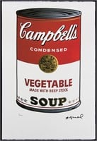 Andy Warhol 'Campbell’s Soup - Vegetable'