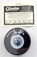 JARI KURRI AUTOGRAPH NHL OILERS PUCK W/COA