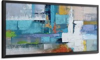 Framed Large Abstract Wall Art