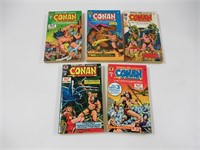 Conan the Barbarian Vol. 1-5 1970s Paperback
