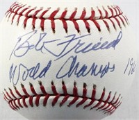 BOB FRIEND AUTOGRAPH BASEBALL W/COA