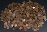 (1000) MIXED DATES WHEAT CENTS