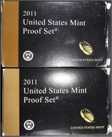 (2) 2011 US PROOF SETS