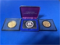 (3) American Revolution Silver Medals