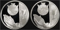 (2) 1 OZ .999 SILVER 2024 CONFIRMATION ROUNDS