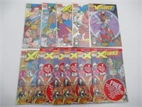 X-Force #1-10 w/all 5 Cards/2nd Deadpool