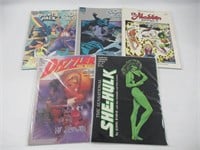 Marvel Graphic Novel Lot She-Hulk/Dazzler/More