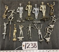Lot of Metal Trophy Toppers