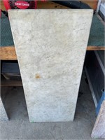 44” x 19 “ slab of marble