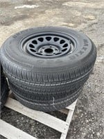 (2) Bravo Tires & Rims 265/70R17