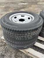 (2) Michelin Tires & Rims LT245/75R17