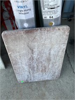22” x 16” slab of marble with crack