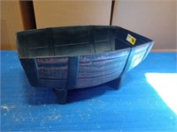 16 inch half barrel plastic planter