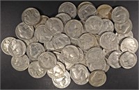 (50) FULL DATE BUFFALO NICKELS