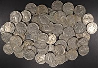 (65) FULL DATE BUFFALO NICKELS MOSTLY XF