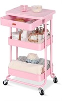 $60 Rolling Storage Cart with Drawer & Table